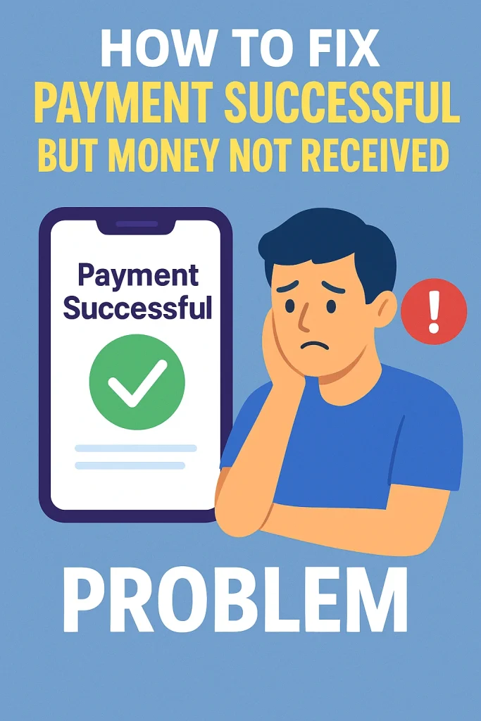 How to Fix Payment Successful But Money Not Received Problem?