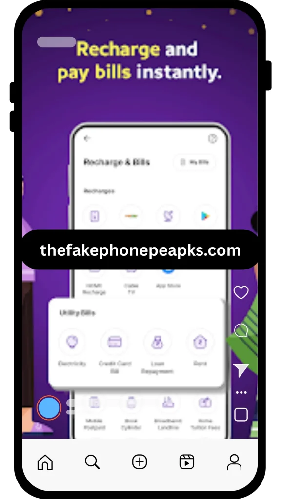 ScreenShots fakephone pe 6